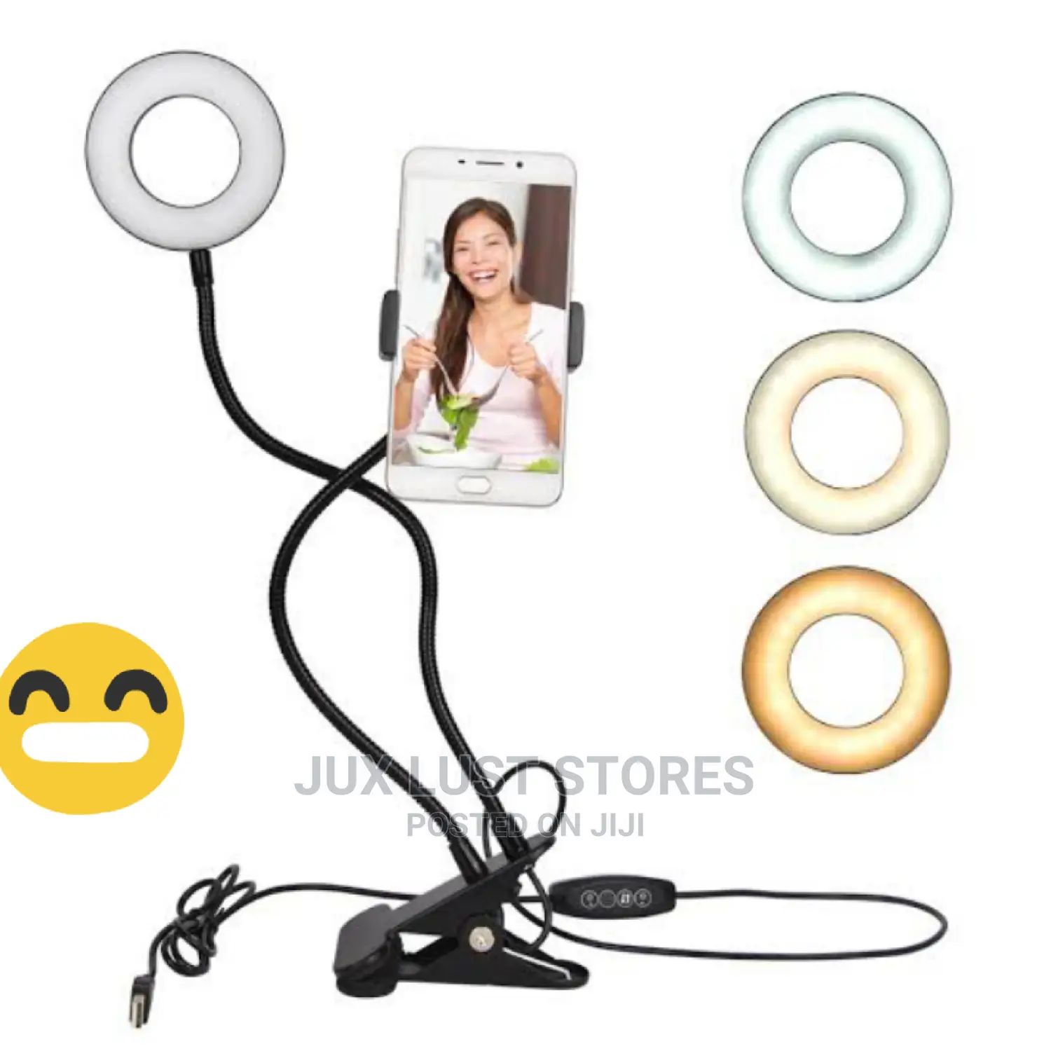 Selfie Ringlight With Phone Holder
