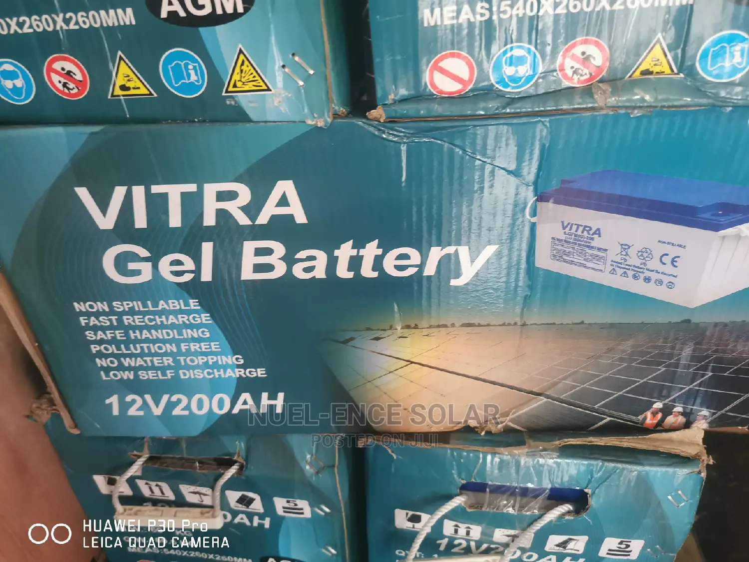 12v 200ah Vitra Gel Battery.
