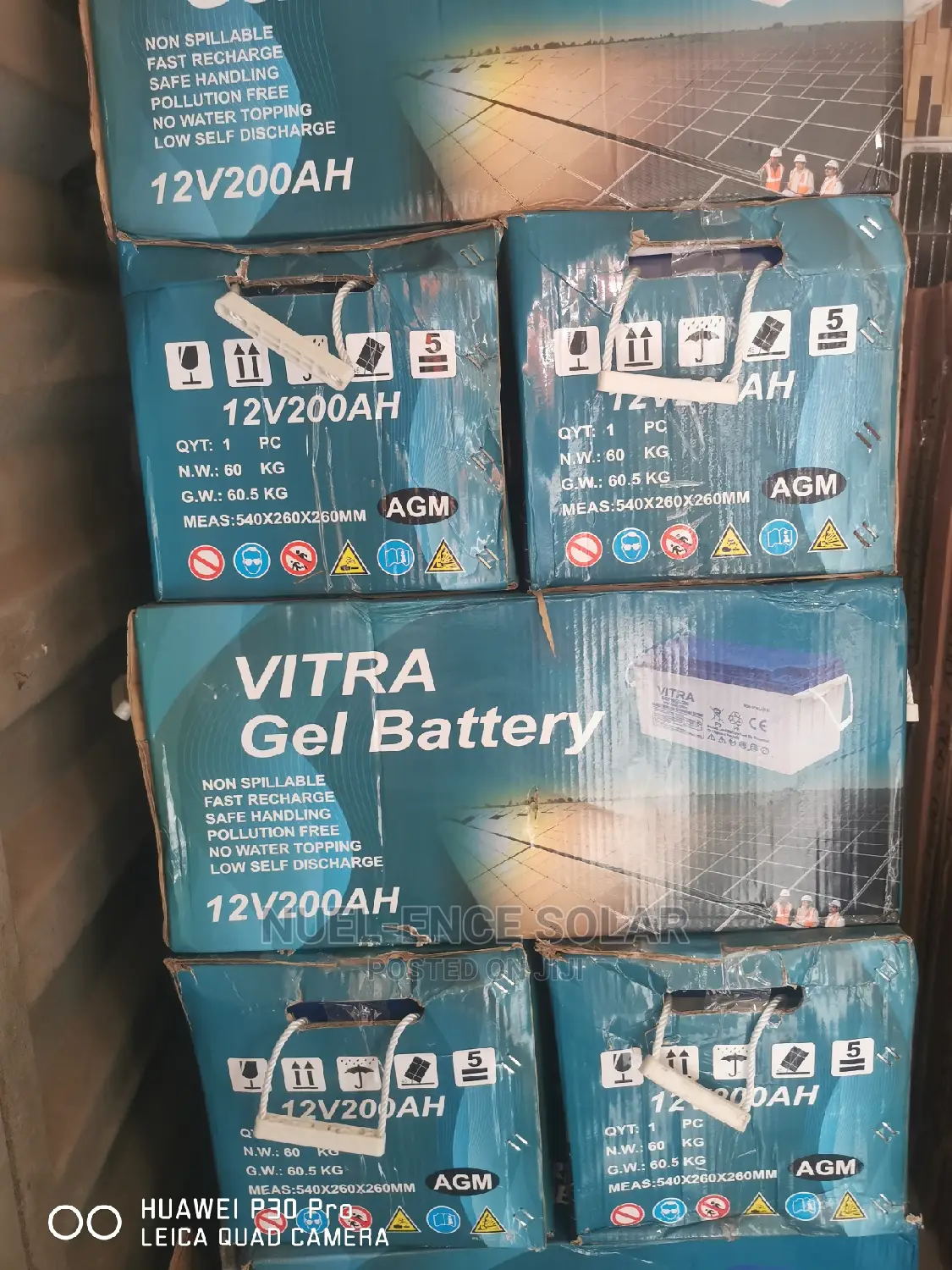 12v 200ah Vitra Gel Battery.