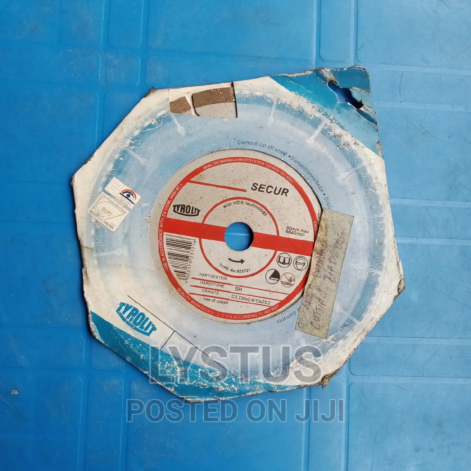 9" Tryolit Diamond Cut-Off Wheel