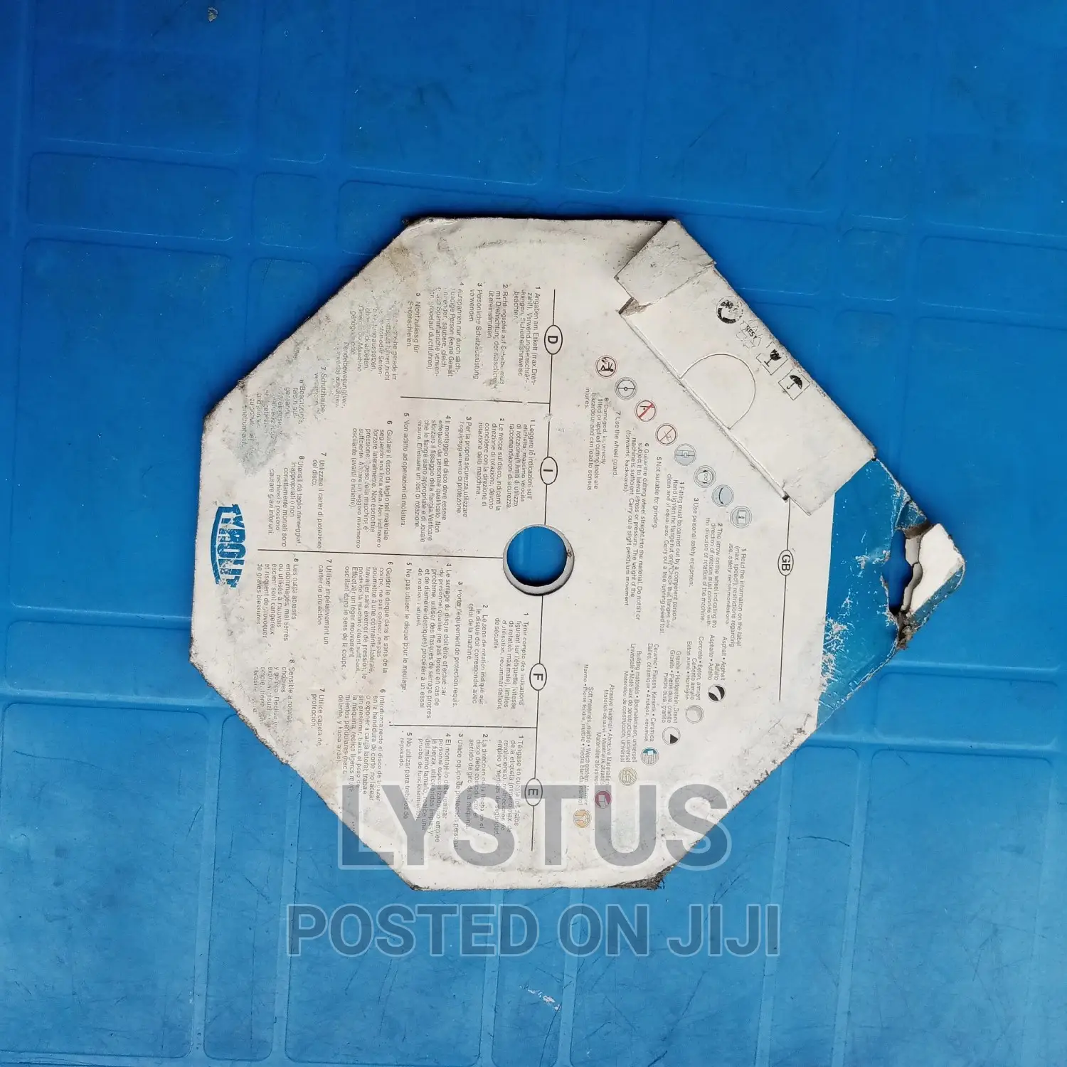 9" Tryolit Diamond Cut-Off Wheel