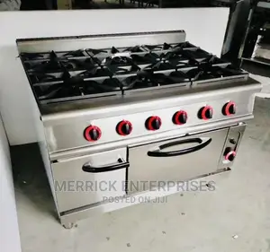 6 Burner Gas Cooker With Oven