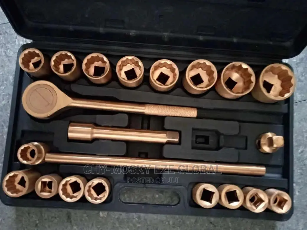 Brass/Non Spark Socket Set 1/2" Drive