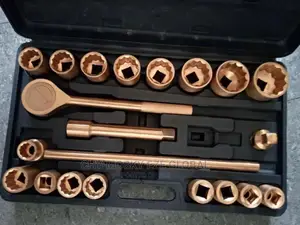 Brass/Non Spark Socket Set 1/2" Drive
