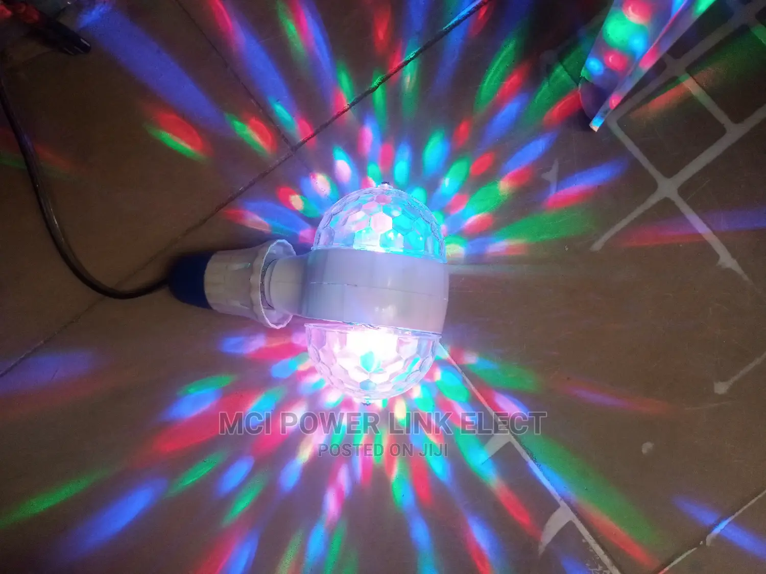 Double Rotating Display Bulb for Christmas,Bars, House Party