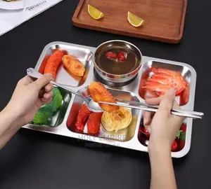 Stainless Steel Fast Food Tray Restaurant Hotel Service