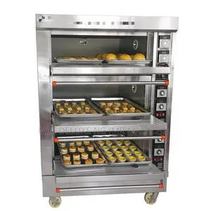 High Quality 36loaves Industrial 6trays Baking Oven(3 Decks)