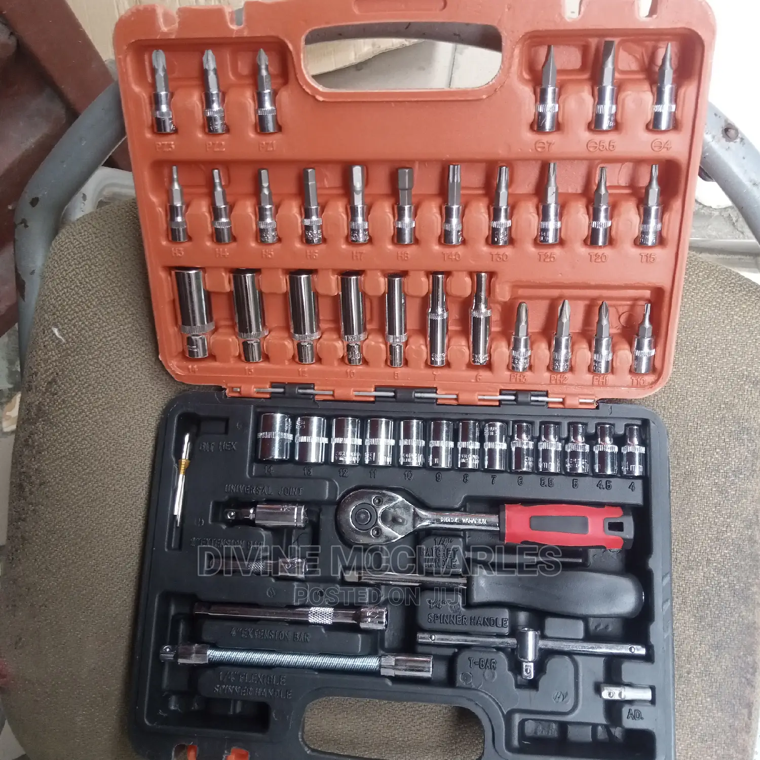 53pcs 1⁄4"Drive Socket Set