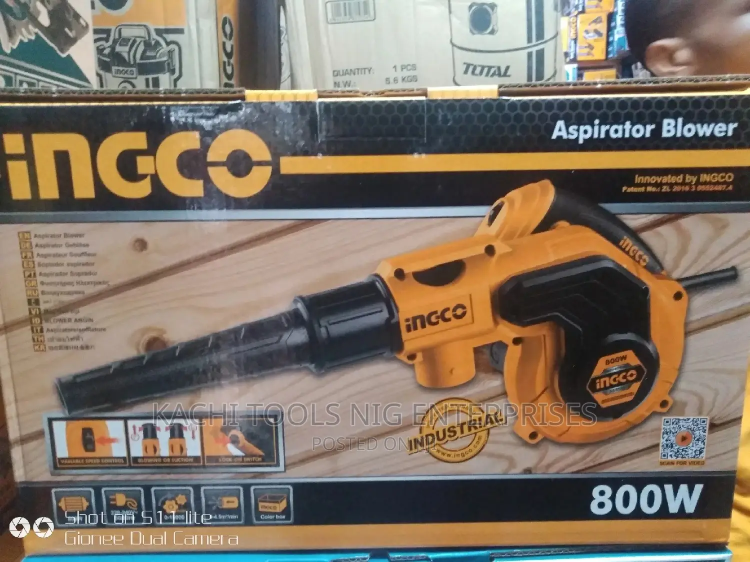 800W Air Blower Machine