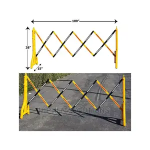 Plastic Extensible Barrier Expandable Road Safety Barricade