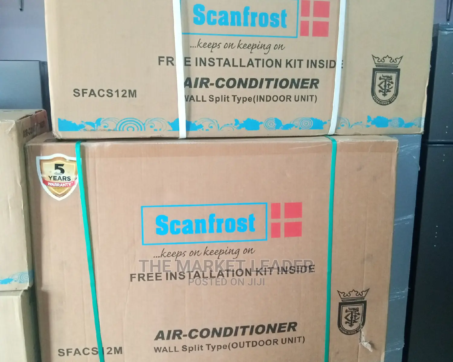 Scanfrost 1.5hp Split Airconditioner Without Installation Ki