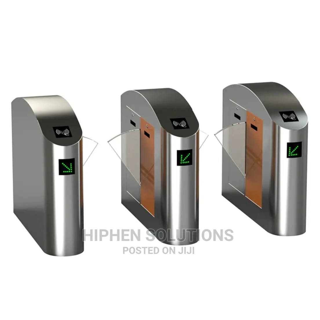Security Automatic Flap Turnstile Pedestrian Gate