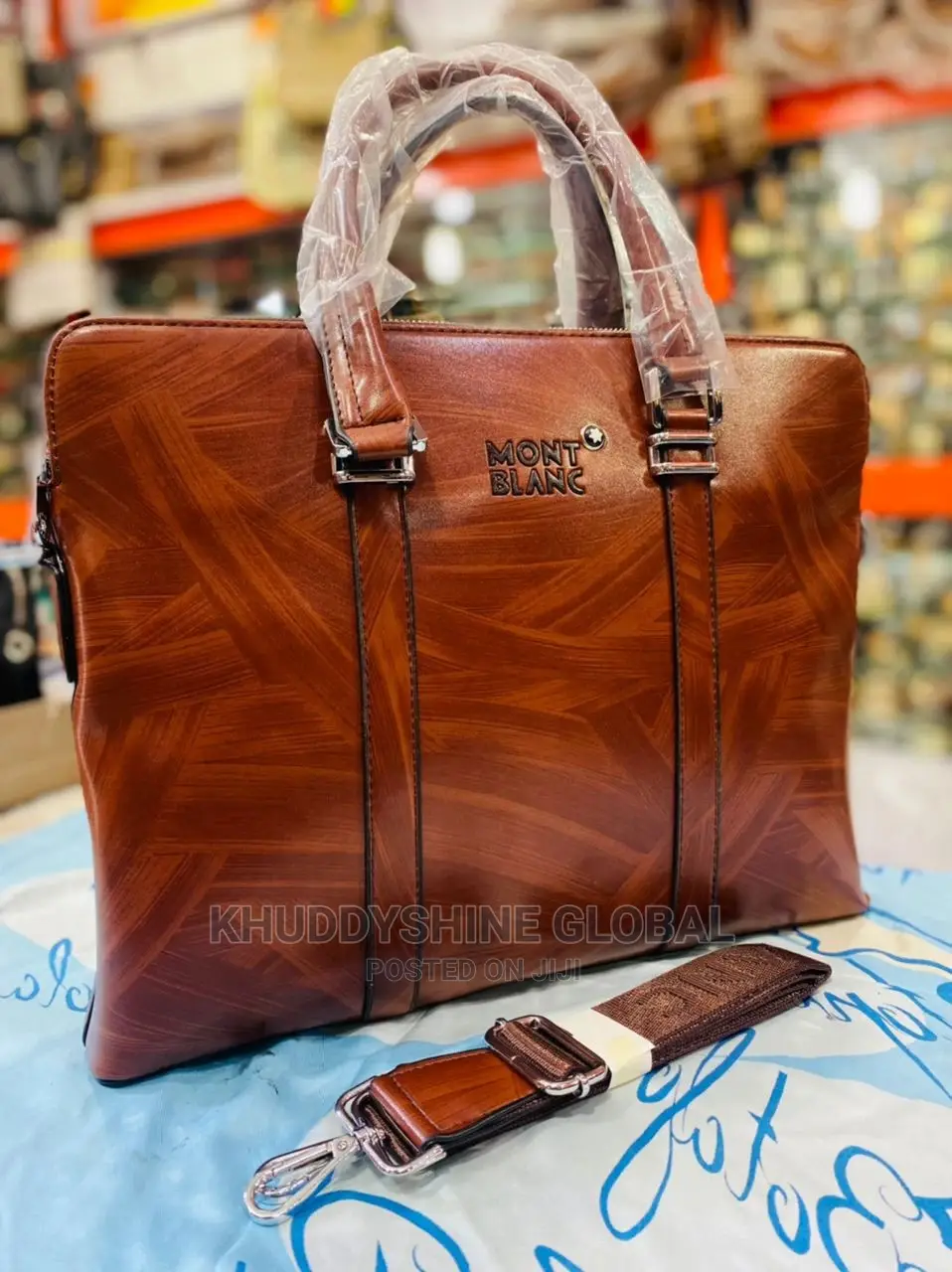 Luxury Mb Pattern Leather Bag For Men