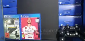 Ps4 Slim Console + Games +2 Pads