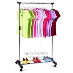 Indoor Hanger Floor Single Pole Drying Rack