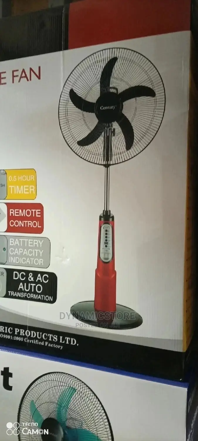 18 Inches Century Rechargeable Fan in Ojo Home Appliances, Dynamic