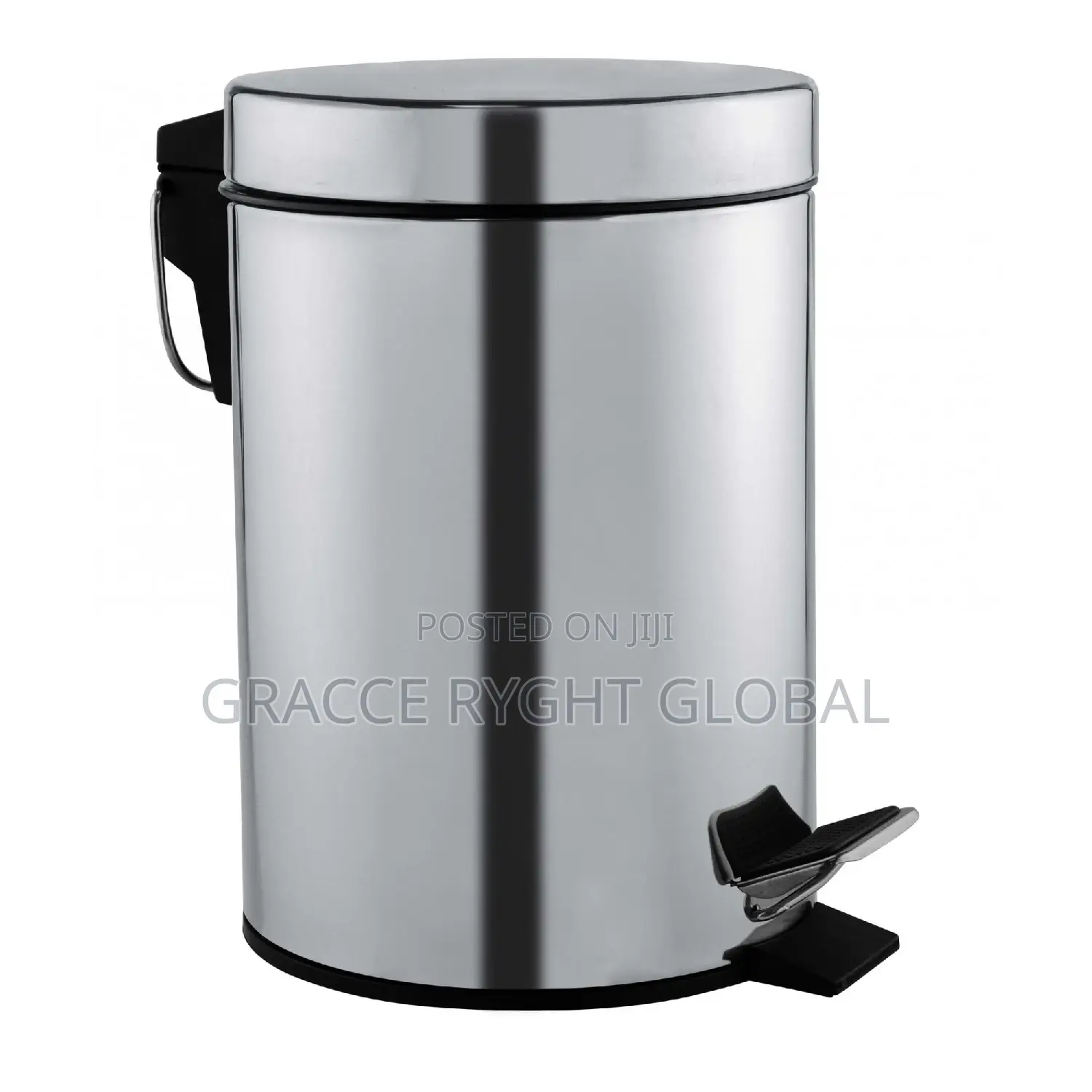 12l Stainless Pedal Bin