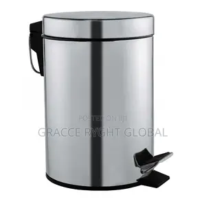 12l Stainless Pedal Bin