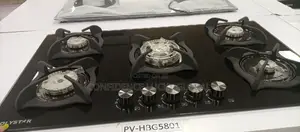 Quality Polystar 5 Burner Gas Hob