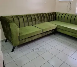 6 Seater L-Shaped Sofa Up for Grabs Simple and Classy