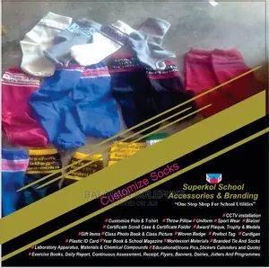 Customised Socks For Events Or School Pupil
