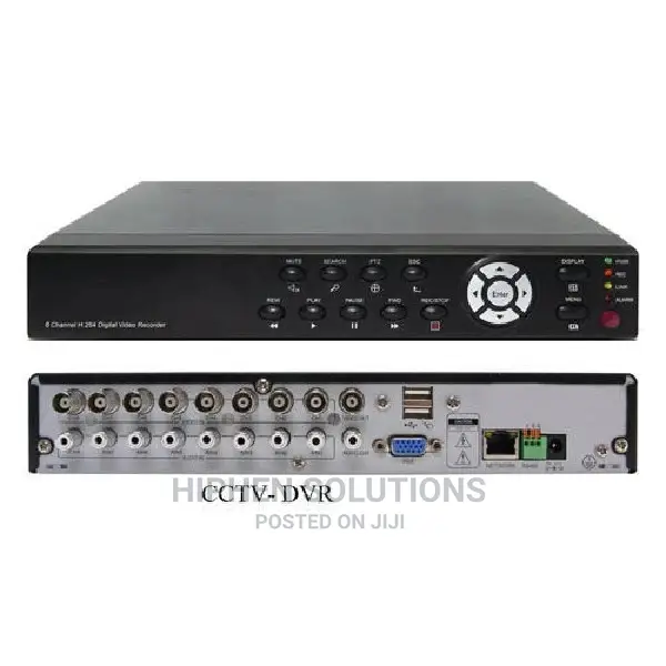 Winpossee 8 Channel DVR WITH 1200 TVL Security Camera