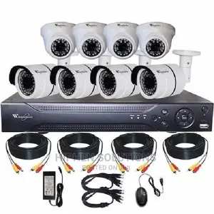 8 CCTV Cameras and Network DVR Kit