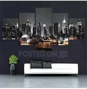5 Pieces New York City Construction Scenery Pictures