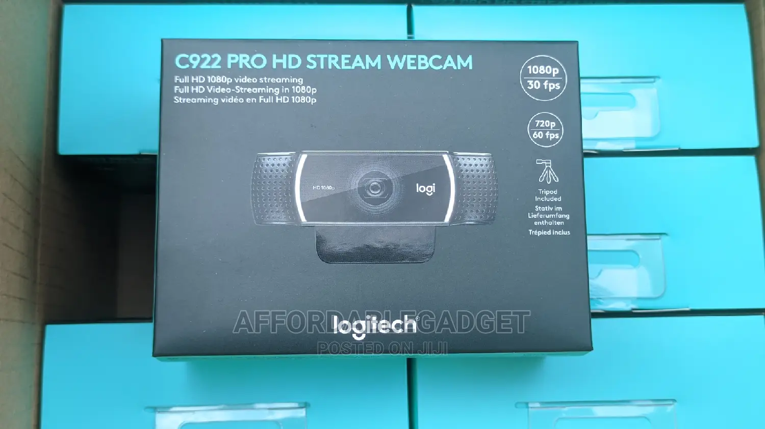 Logitech C922 Full Hd Webcam With Tripod Stand