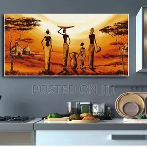 Large Size Abstract African Woman Oil Painting Canvas