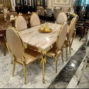 Italian Oxford Royal Dinning Tables With 6 Chairs