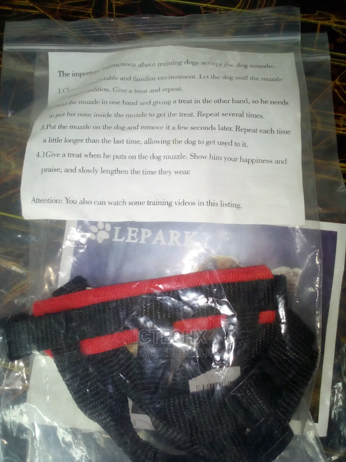 Lepark Dog Muzzle Adjustable