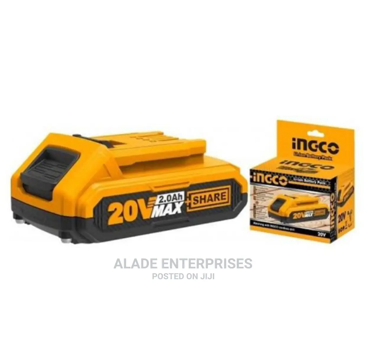 Ingco Lithium-ion Battery Pack 20v 2.0ah