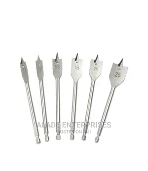 Wood Flat Drill Bits Set 6pcs