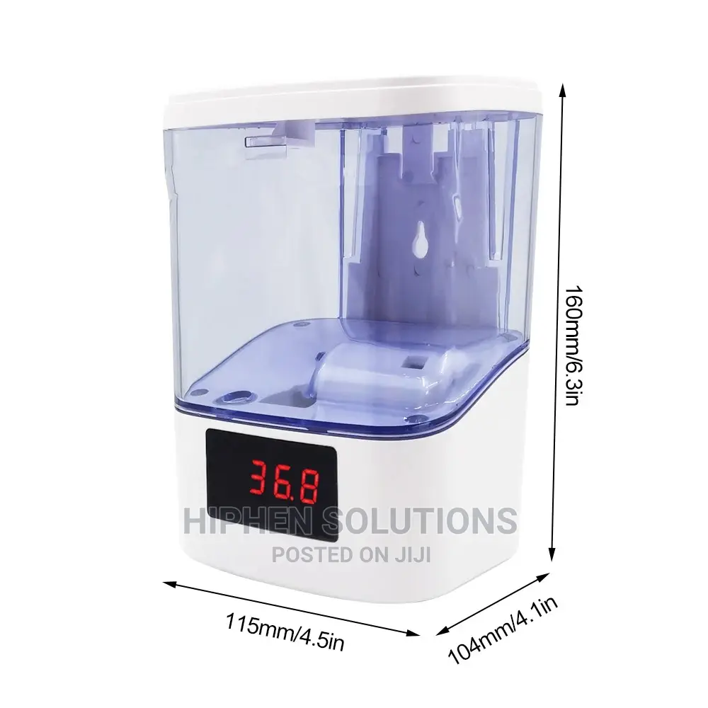 Automatic Soap Dispenser Wall-Mounted Thermometer