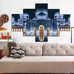 5 Panel Islam Mosque Landscape Pictures