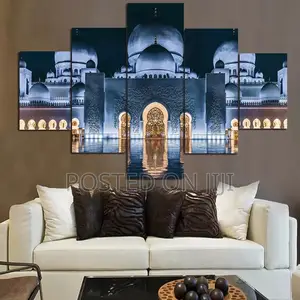 5 Panel Islam Mosque Landscape Pictures