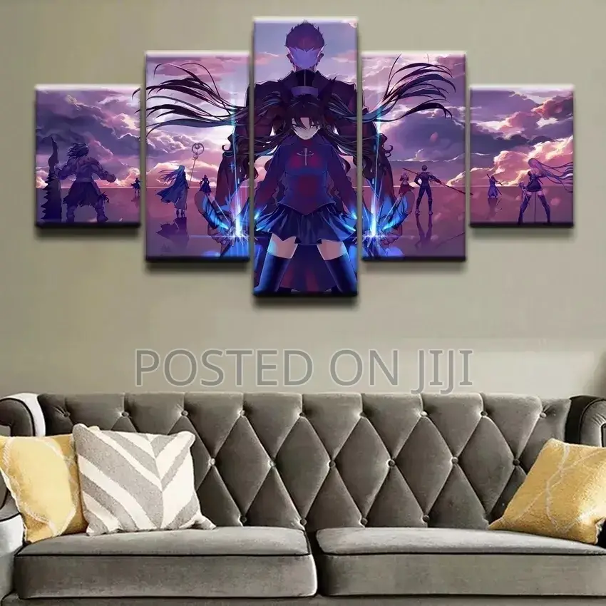 5 Panel Gate Stay Night Pictures Posters