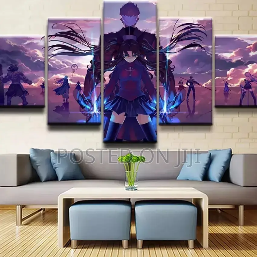 5 Panel Gate Stay Night Pictures Posters