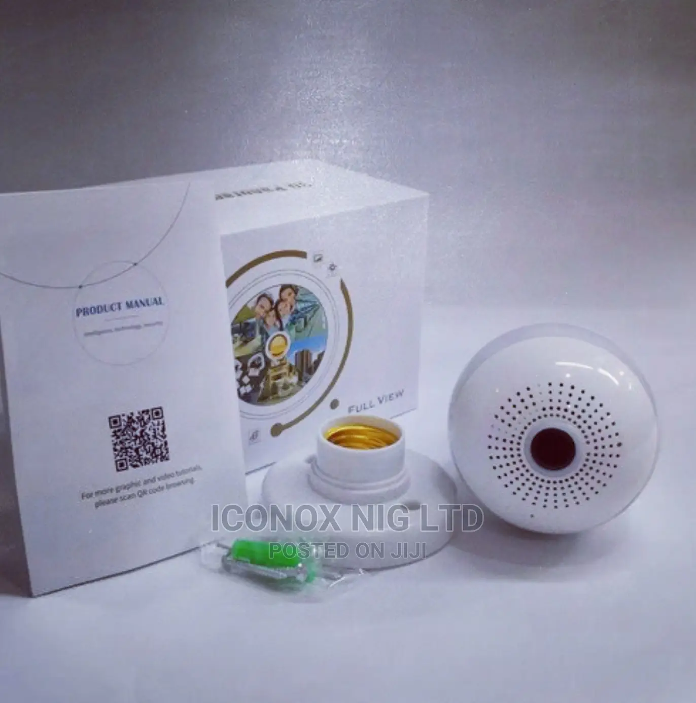 Tuya 360 Wifi Hidden Camera Light Bulb , Motion Night Camera
