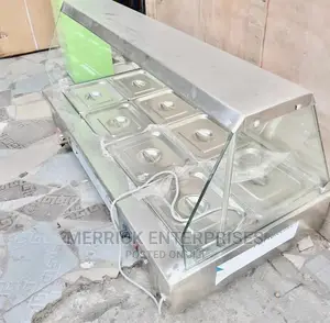 Locally Fabricated Food Display Warmer