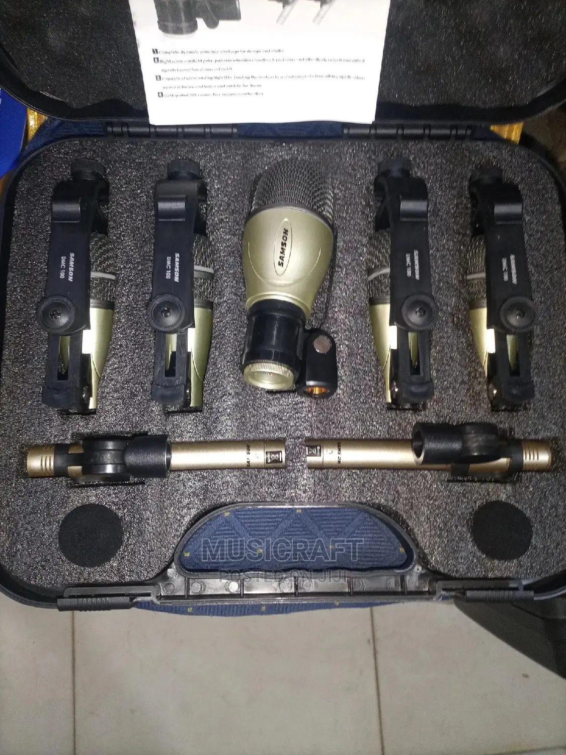 Samson 7 Sets Drum Mic Kits