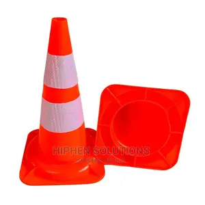 PVC Barrier Road Safety Slim Traffic Cone Safety