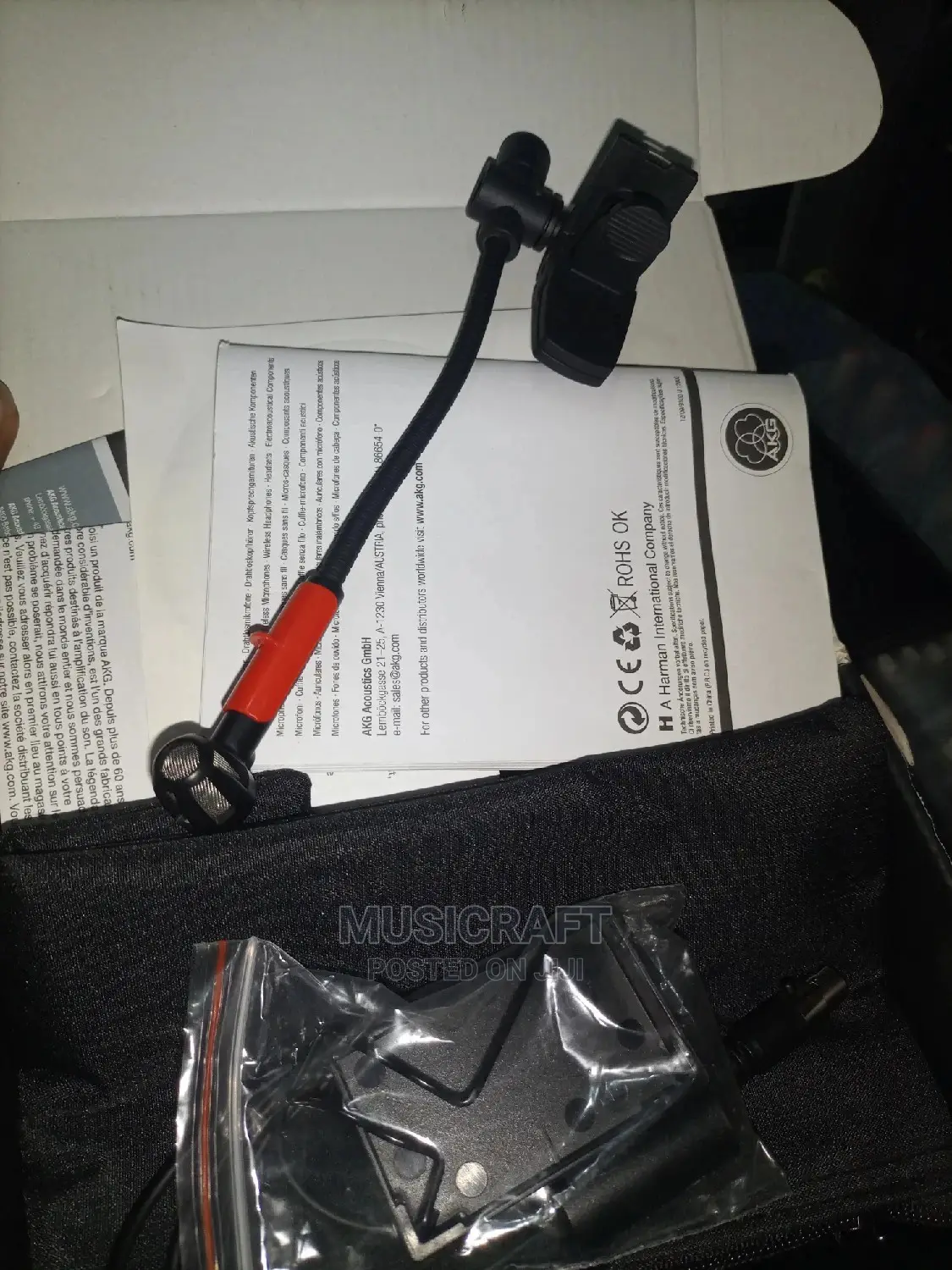 AKG Sax Mic Clip (Without the Engine)