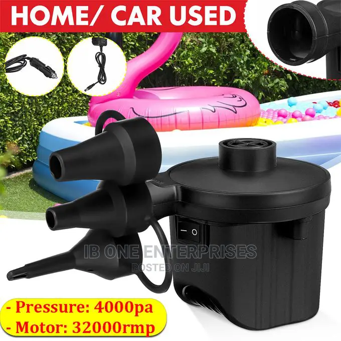 Portable Electric Air Pump for Swimming Ring Inflatables