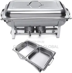 Stainless Steel 2 In1 Chaffing Dish Buffet Set