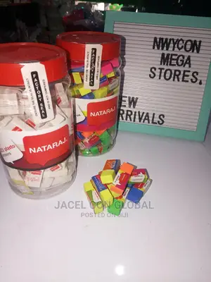 Nataraj Eraser (White and Coloured Is Available )