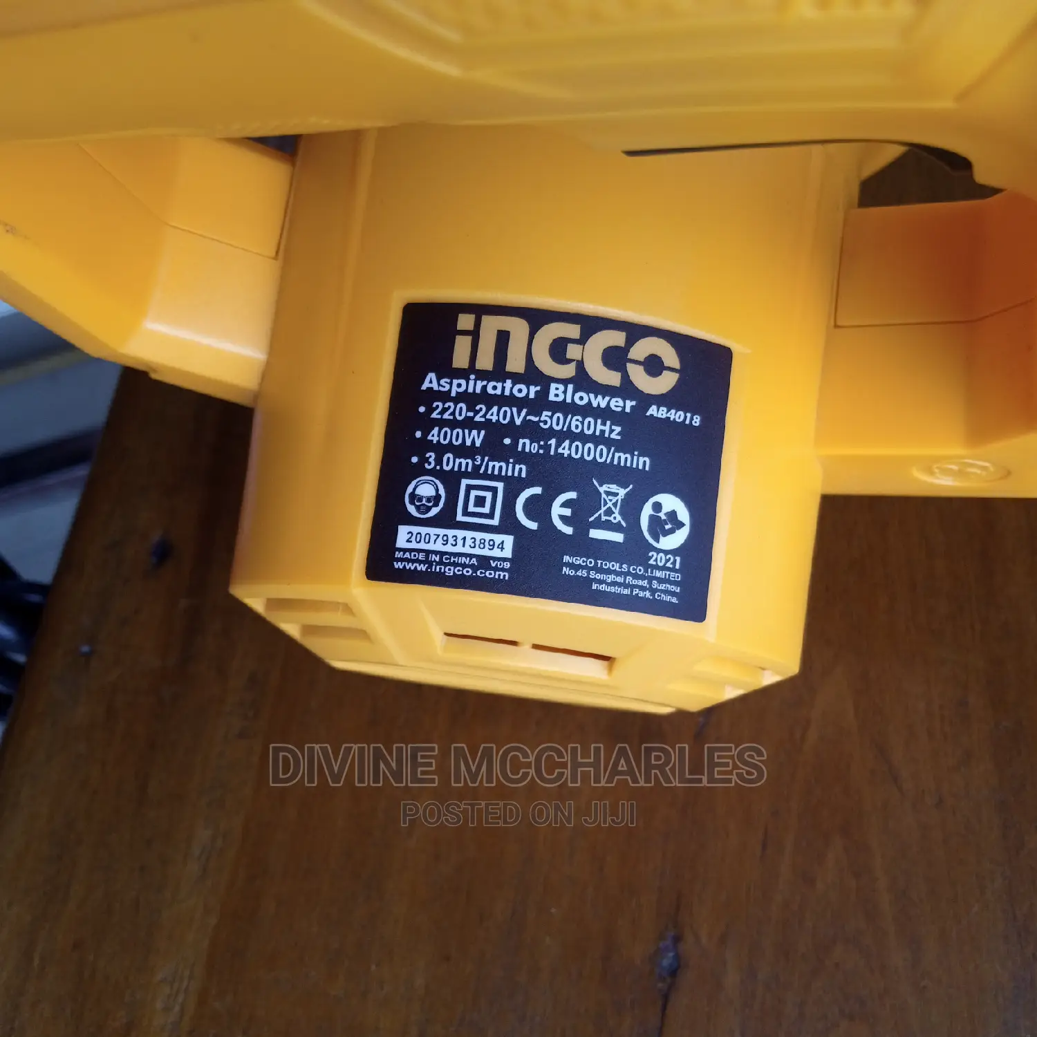 400w Ingco Aspirator Air Blower