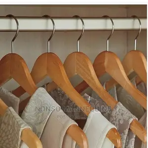 10 Pieces Wood Clothes Hangers High Quality