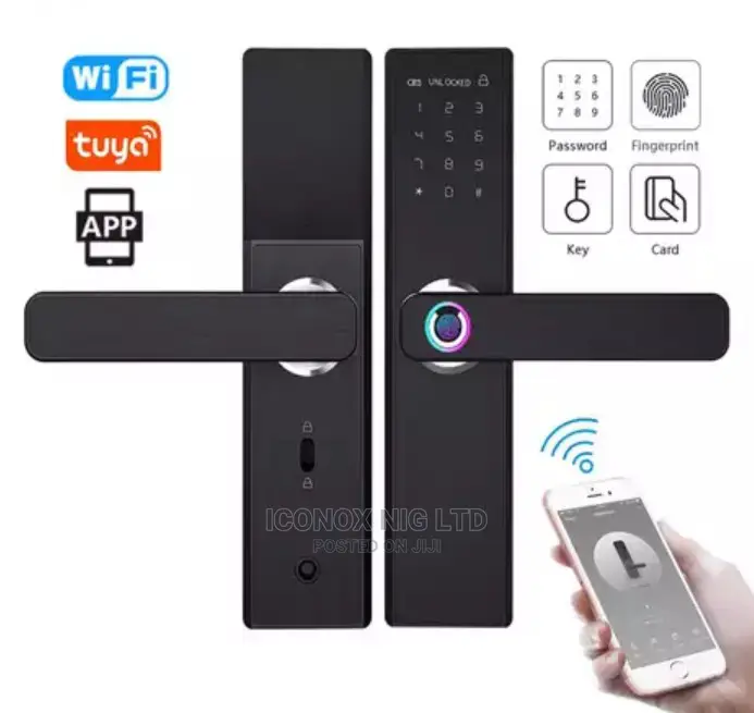 Tuya Smart APP WIFI Fingerprint Door Lock IC Card Code